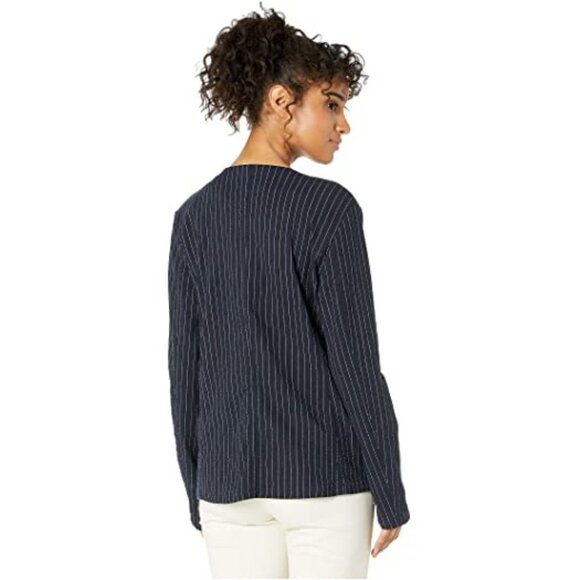 NWT - BLANKNYC Denim All Natural Pinstriped Jacket - Picture 3 of 5